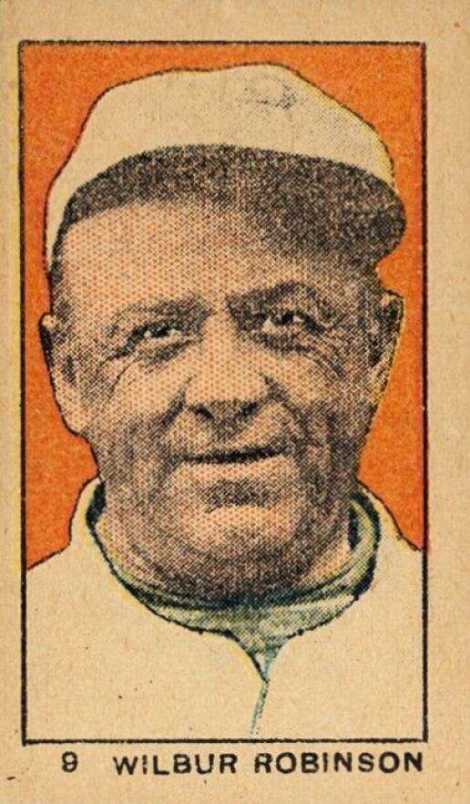 1920 Numbered Strip Card Wilbur Robinson #9 Baseball Card