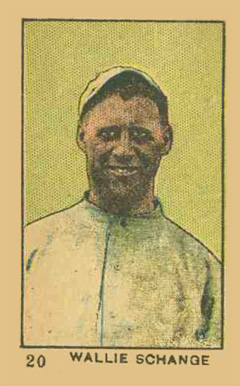 1920 Numbered Strip Card Wallie Schang #20 Baseball Card