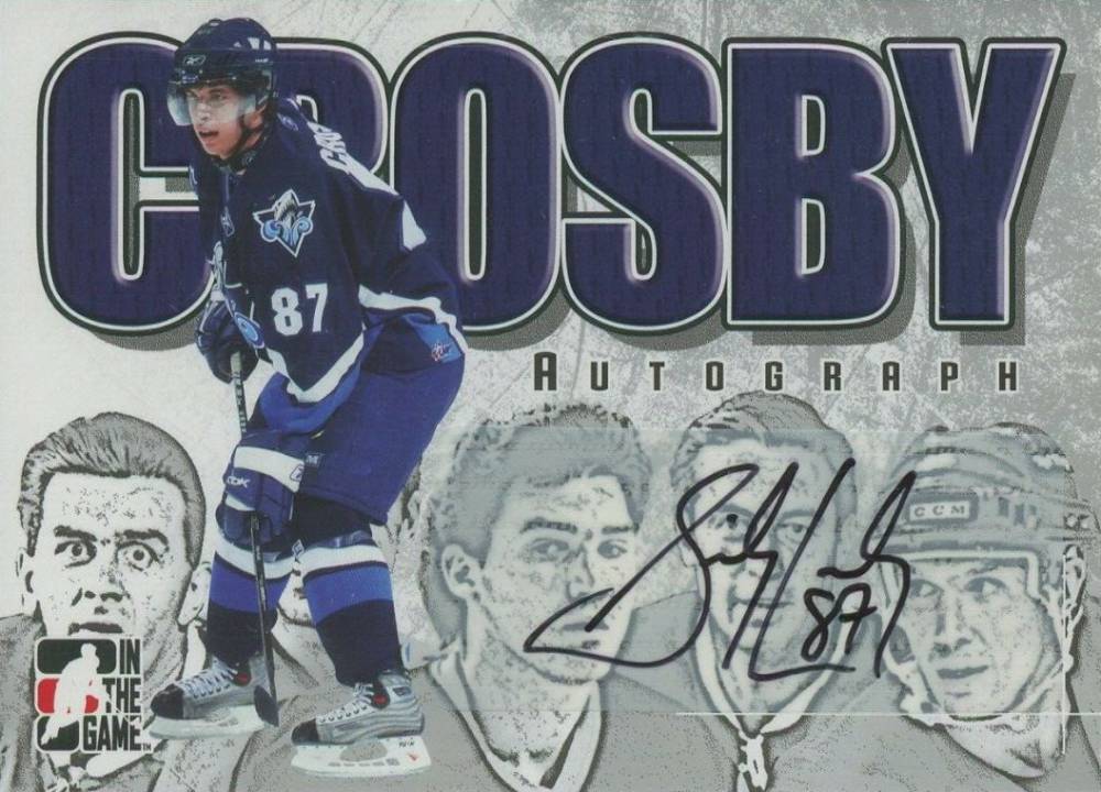 2005 In the Game Sidney Crosby Series Sidney Crosby #SCA09 Hockey Card