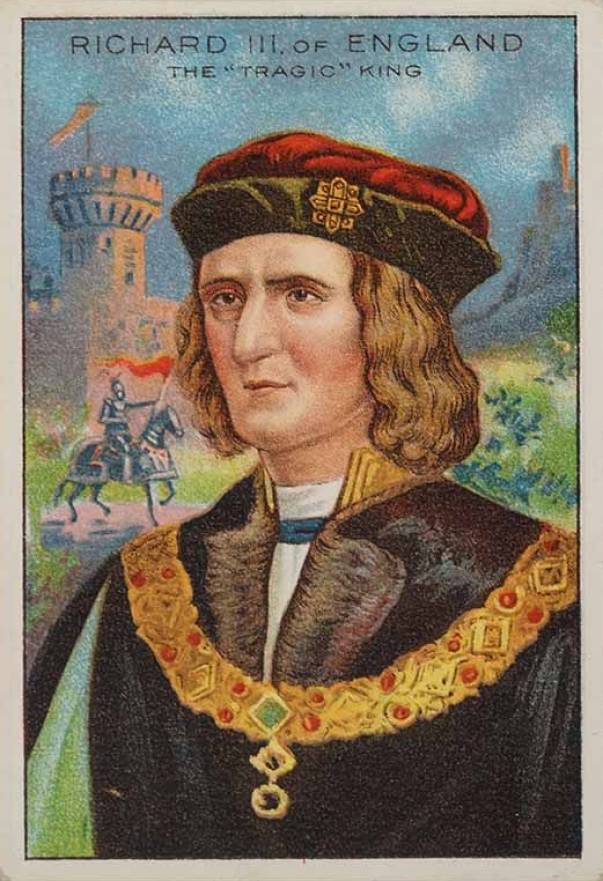 1911 American Tobacco Heroes of History Richard III of England # Non-Sports Card