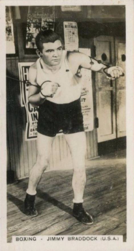 1935 J.A. Pattreiouex Sporting Celebrities Jimmy Braddock #29 Other Sports Card