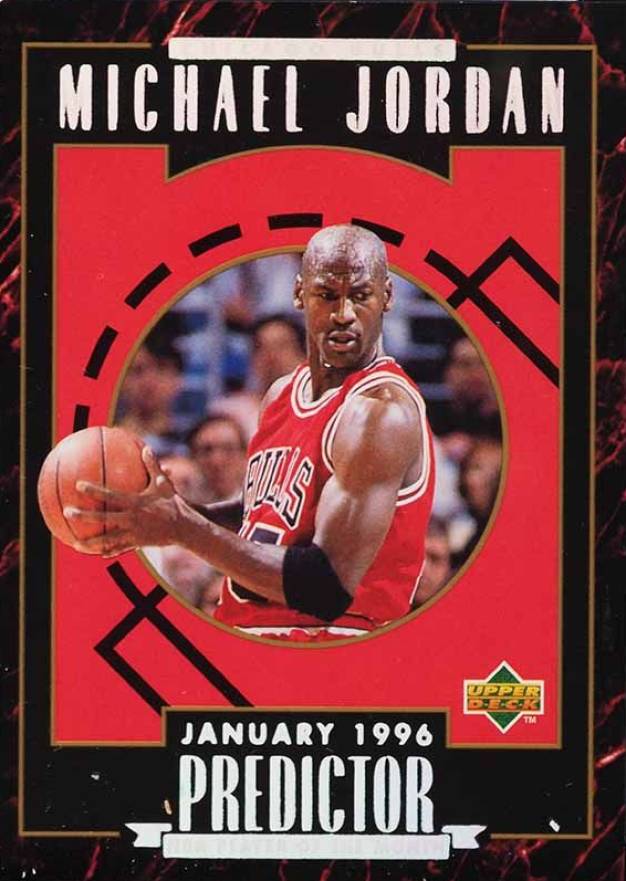 1995 Upper Deck Predictor Player of Month Michael Jordan #R2 Basketball Card