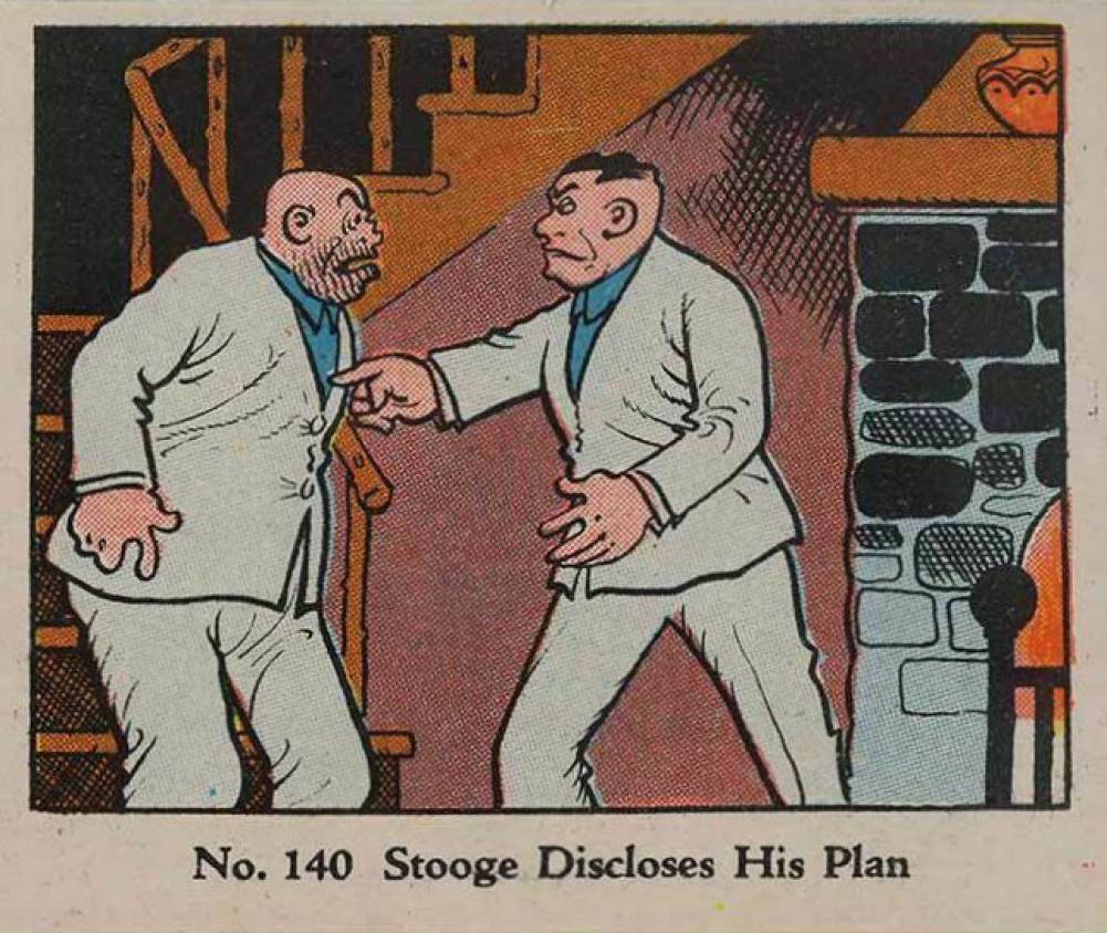 1937 Dick Tracy Stooge Discloses His Plan #140 Non-Sports Card