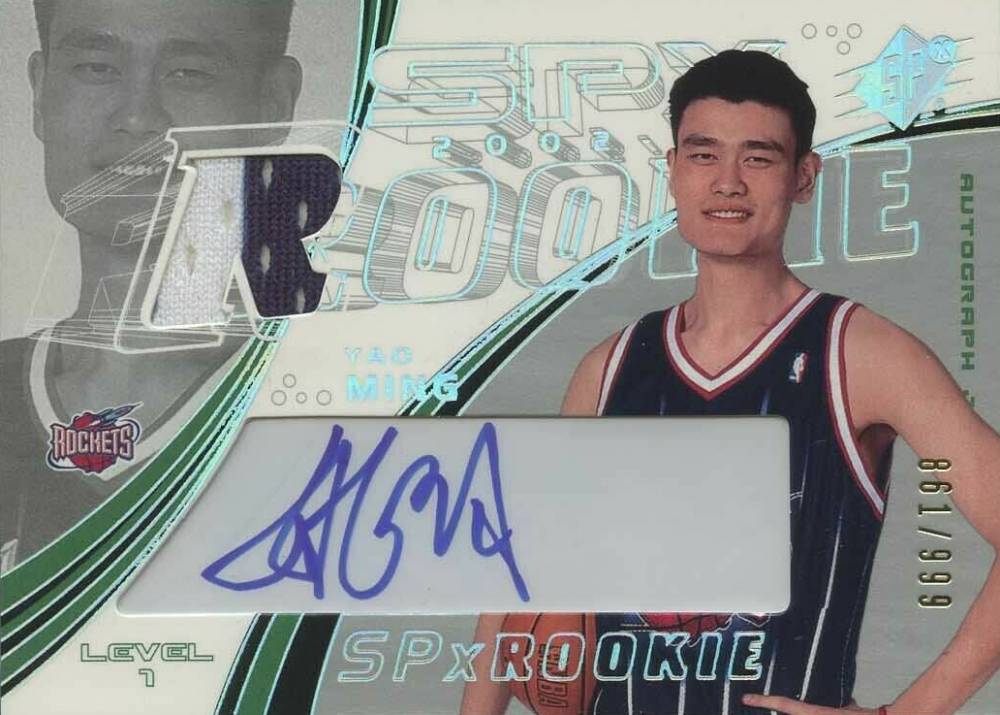 2002 SPx Yao Ming #132 Basketball Card