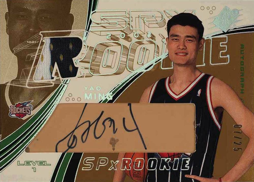2002 SPx Yao Ming #132 Basketball Card