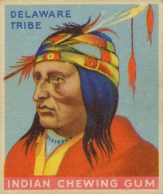 1933 Indian Gum Chief of the Delaware Tribe #5 Non-Sports Card