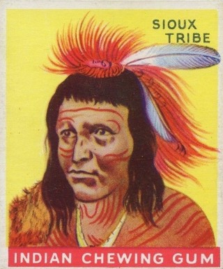 1933 Indian Gum Chief of the Sioux Tribe #12 Non-Sports Card