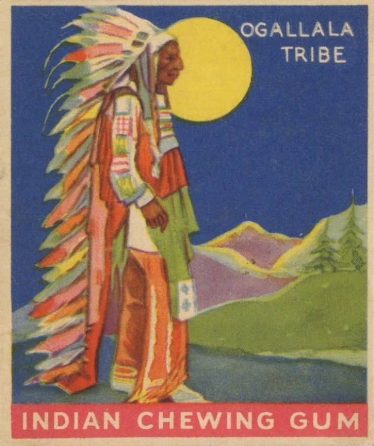 1933 Indian Gum Chief of the Ogallala Tribe #15 Non-Sports Card
