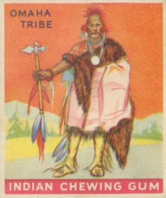 1933 Indian Gum Chief of the Omaha Tribe #16 Non-Sports Card