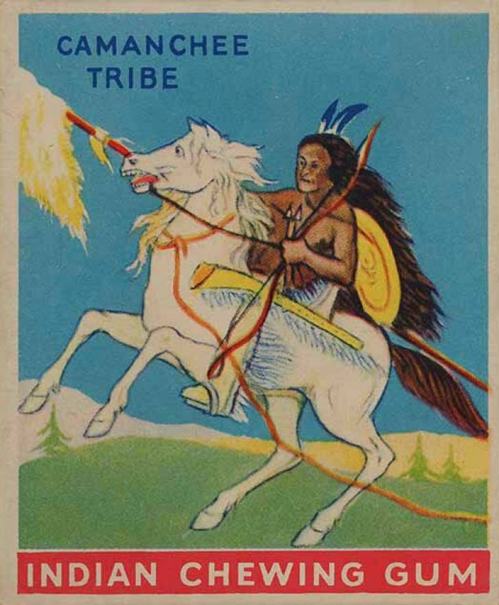 1933 Indian Gum Warrior of the Camanche Tribe #19 Non-Sports Card
