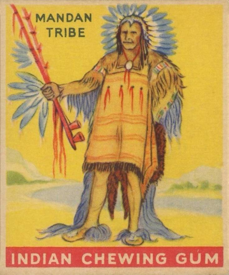 1933 Indian Gum Chief of the Mandan Tribe #23 Non-Sports Card