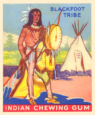 1933 Indian Gum Chief of the Blackfoot Tribe #24 Non-Sports Card