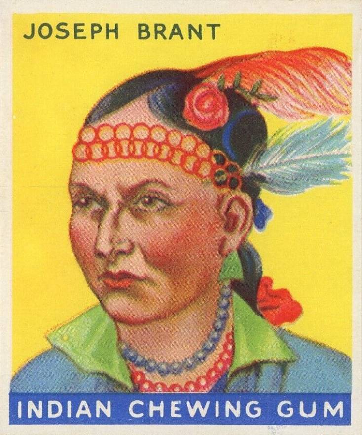 1933 Indian Gum Joseph Brant #27 Non-Sports Card