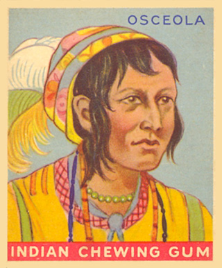 1933 Indian Gum Osceola #29 Non-Sports Card