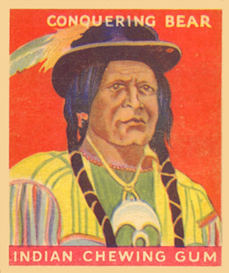 1933 Indian Gum Conquering Bear #39 Non-Sports Card