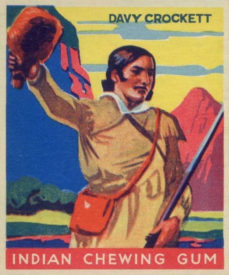 1933 Indian Gum Davy Crockett #52 Non-Sports Card