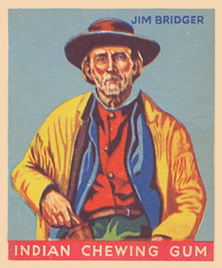 1933 Indian Gum Jim Bridger #54 Non-Sports Card