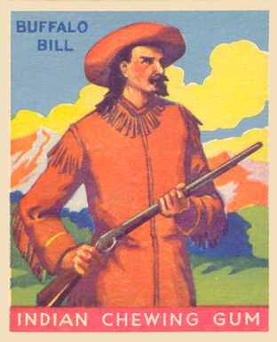 1933 Indian Gum Buffalo Bill #60 Non-Sports Card