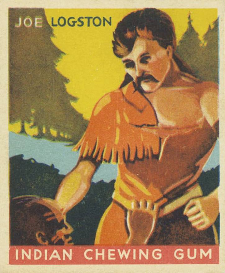 1933 Indian Gum Joe Logston #66 Non-Sports Card