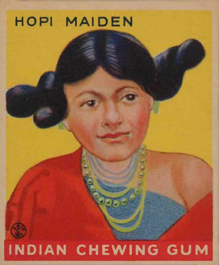 1933 Indian Gum Hopi Maiden #84 Non-Sports Card