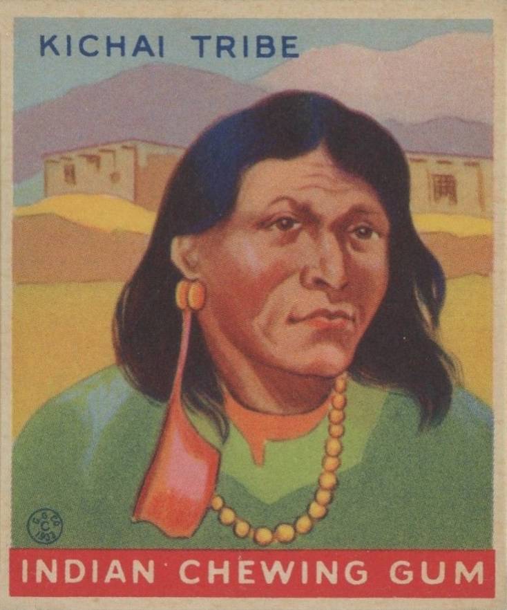 1933 Indian Gum Kichai Tribe #87 Non-Sports Card