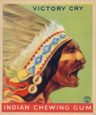 1933 Indian Gum Victory Cry #88 Non-Sports Card