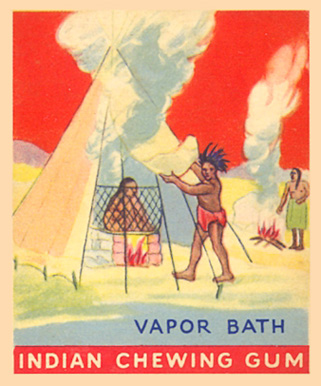 1933 Indian Gum Vapor Bath #91 Non-Sports Card