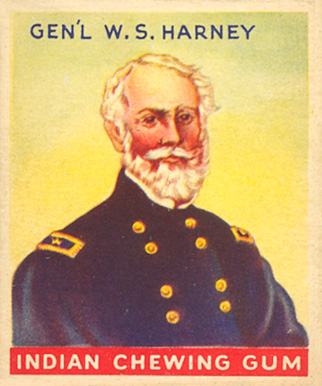 1933 Indian Gum Gen'L W. S. Harney #111 Non-Sports Card