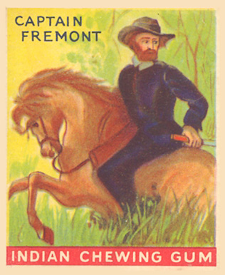 1933 Indian Gum Captain Fremont #112 Non-Sports Card