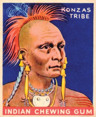 1933 Indian Gum Chief of the Konzas Tribe #116 Non-Sports Card