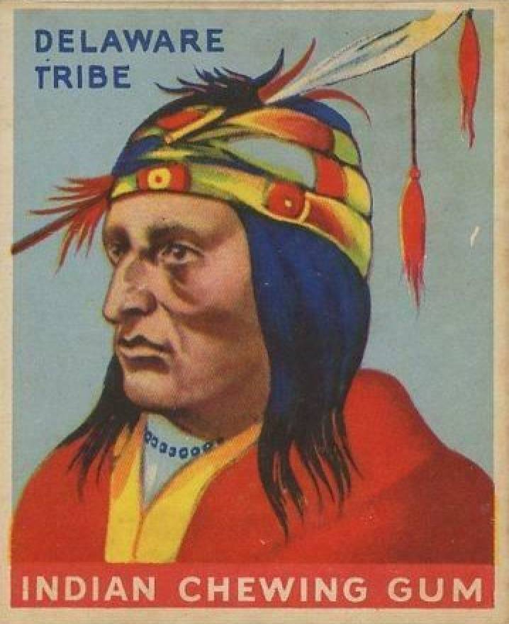 1933 Indian Gum Chief of the Delaware Tribe #119 Non-Sports Card