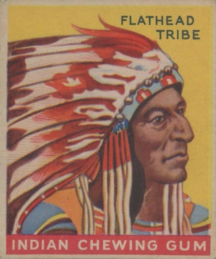 1933 Indian Gum Chief of the Flathead Tribe #126 Non-Sports Card