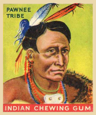 1933 Indian Gum Chief of the Pawnee Tribe #128 Non-Sports Card
