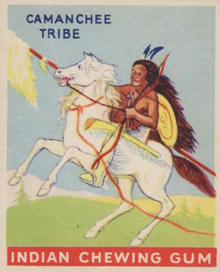 1933 Indian Gum Warrior of the Camanche Tribe #142 Non-Sports Card