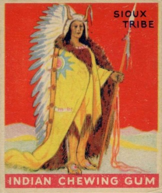 1933 Indian Gum Chief of the Sioux Tribe #148 Non-Sports Card