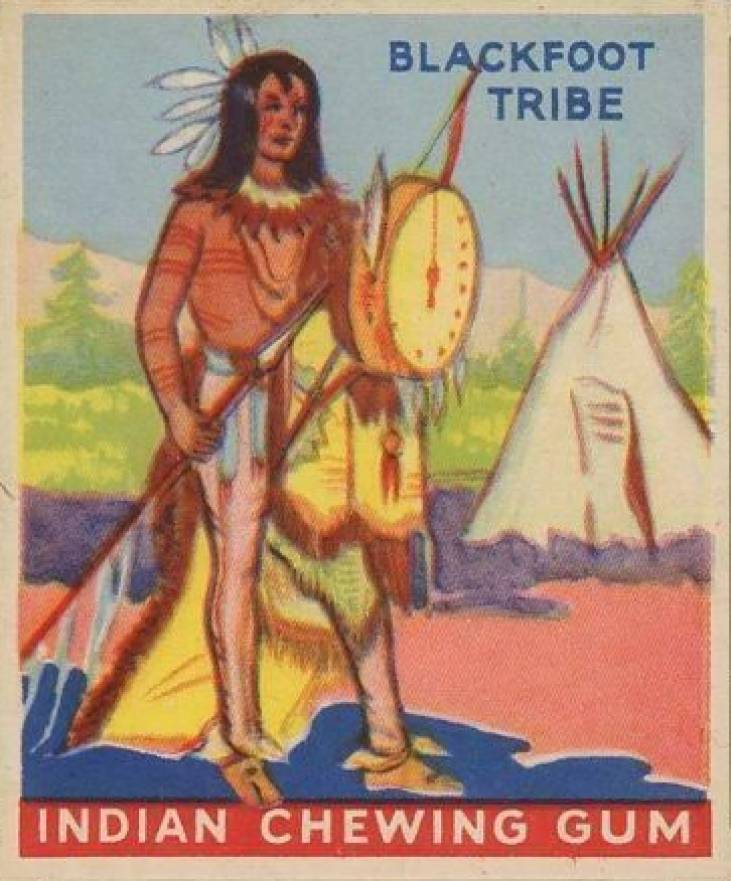 1933 Indian Gum Chief of the Blackfoot Tribe #152 Non-Sports Card