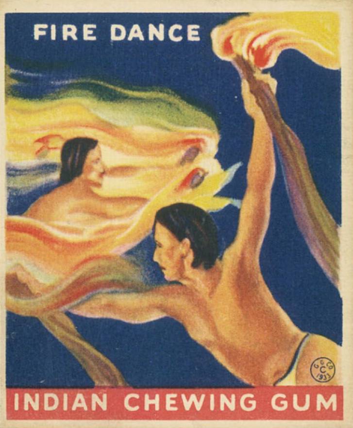 1933 Indian Gum Fire Dance #159 Non-Sports Card
