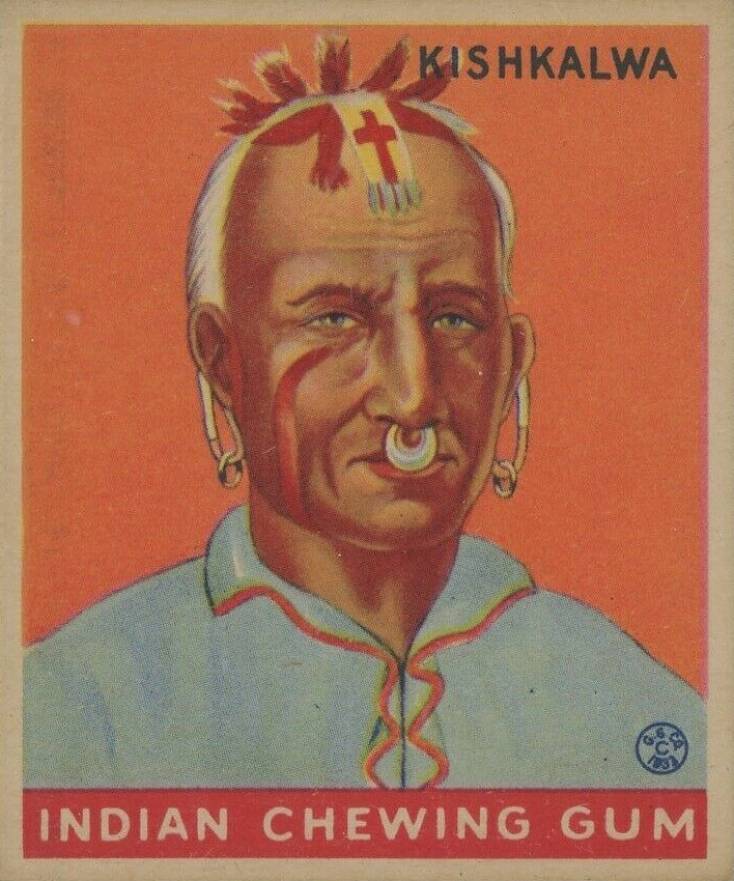 1933 Indian Gum Kishkalwa #167 Non-Sports Card