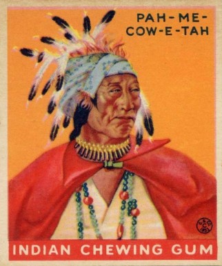 1933 Indian Gum Pah-Me-Cow-E-Tah #168 Non-Sports Card