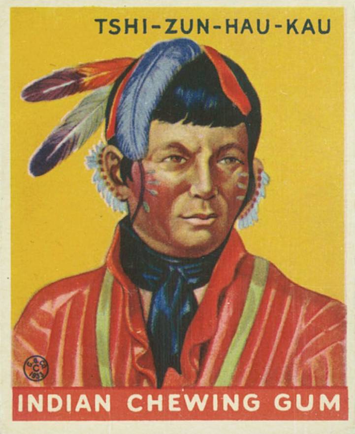 1933 Indian Gum Tshi-Zun-Hau-Kau #196 Non-Sports Card