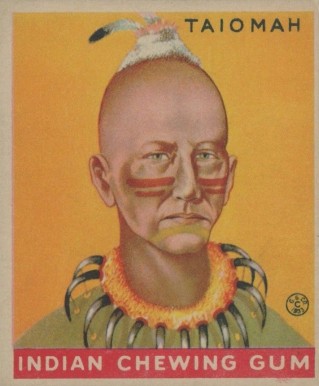 1933 Indian Gum Taiomah #208 Non-Sports Card
