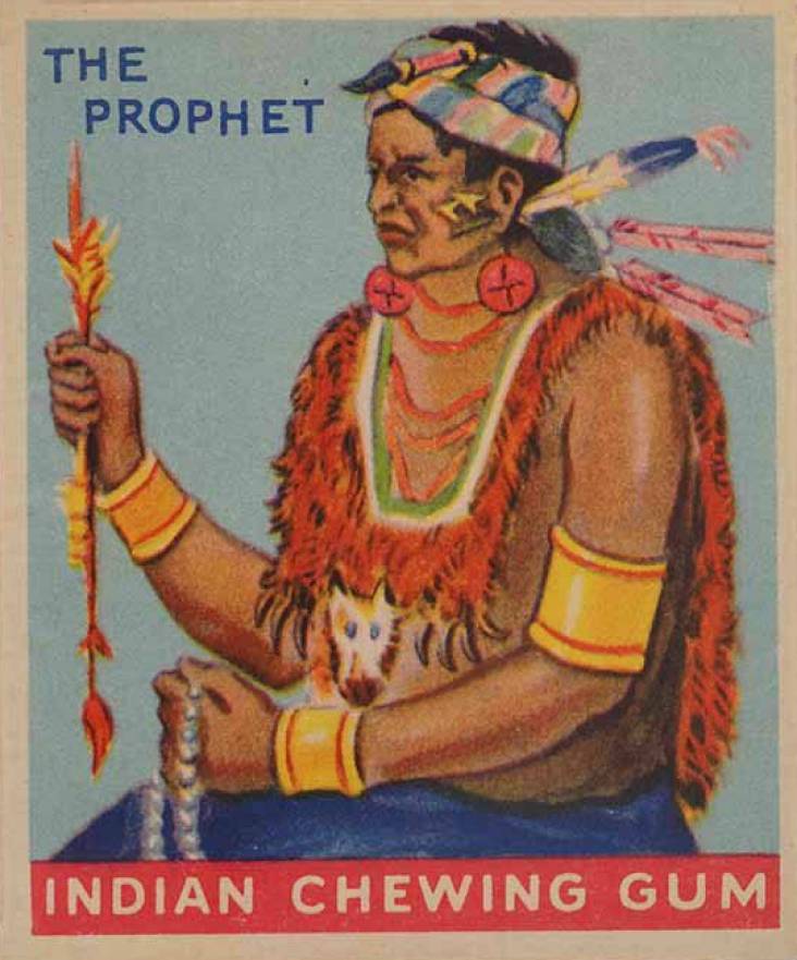 1933 Indian Gum The Prophet #34 Non-Sports Card