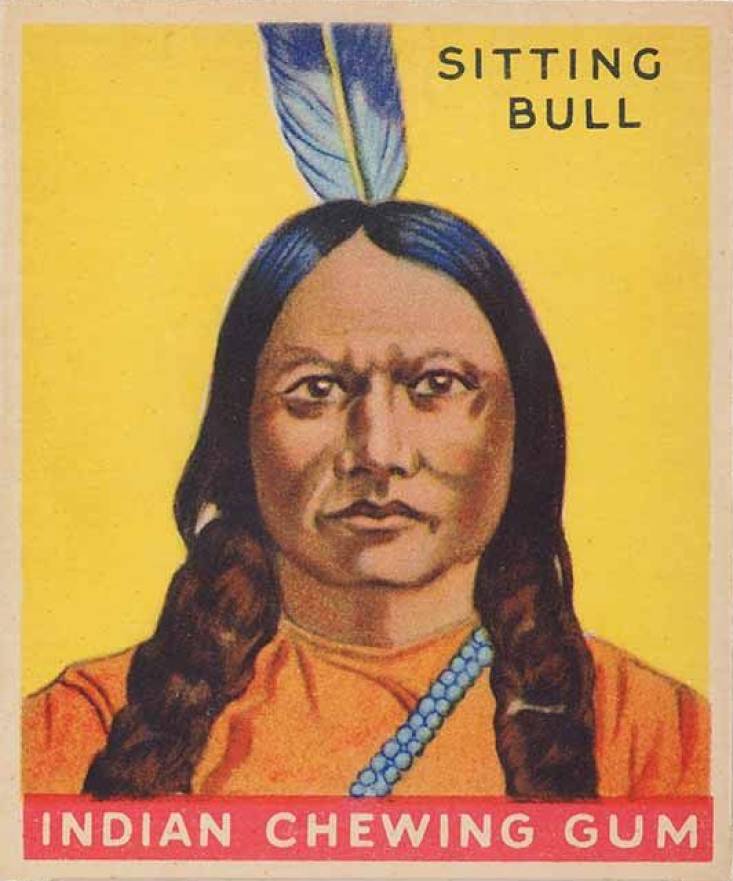 1933 Indian Gum Sitting Bull #38 Non-Sports Card