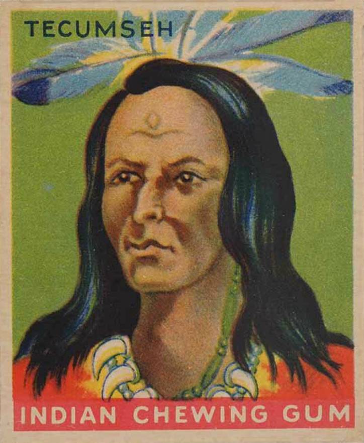 1933 Indian Gum Tecumseh #42 Non-Sports Card
