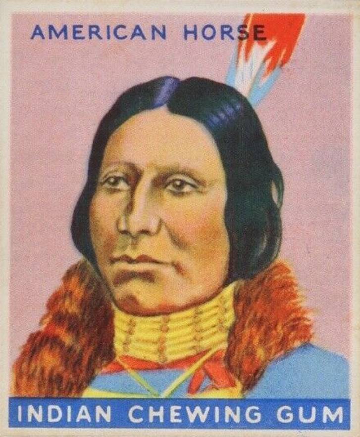 1933 Indian Gum American Horse #43 Non-Sports Card