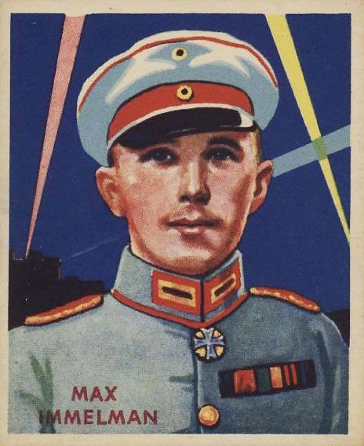 1934 National Chicle Sky Birds Lt. Max Immelmann #16 Non-Sports Card