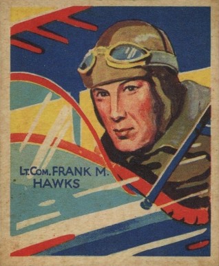 1934 National Chicle Sky Birds Frank M. Hawks #34-144 Non-Sports Card