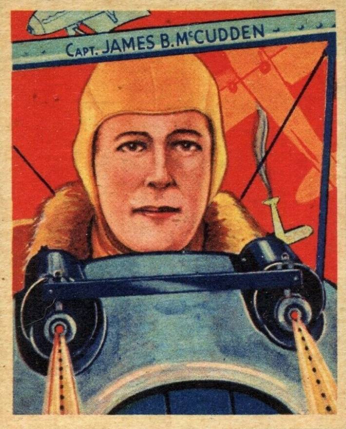 1934 National Chicle Sky Birds Capt. James B. McCudden #38-144 Non-Sports Card