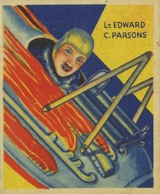 1934 National Chicle Sky Birds Lt. Edward C. Parsons #47-144 Non-Sports Card
