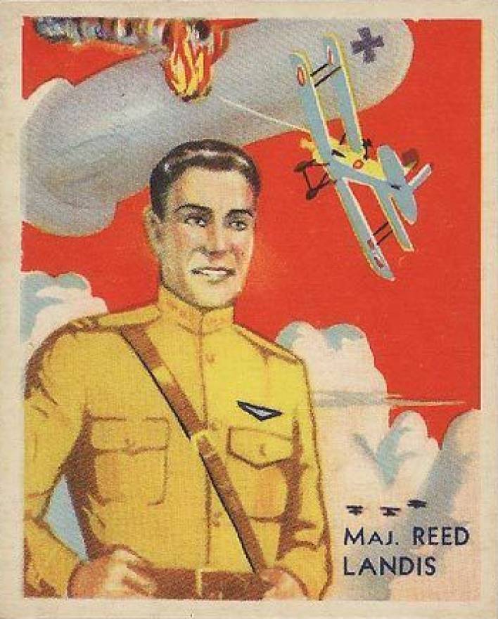 1934 National Chicle Sky Birds Maj. Reed G. Landis #55 Non-Sports Card